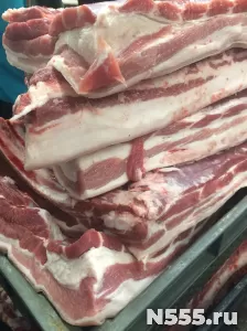 Грудинка свиная на кости. Свиная разделка.